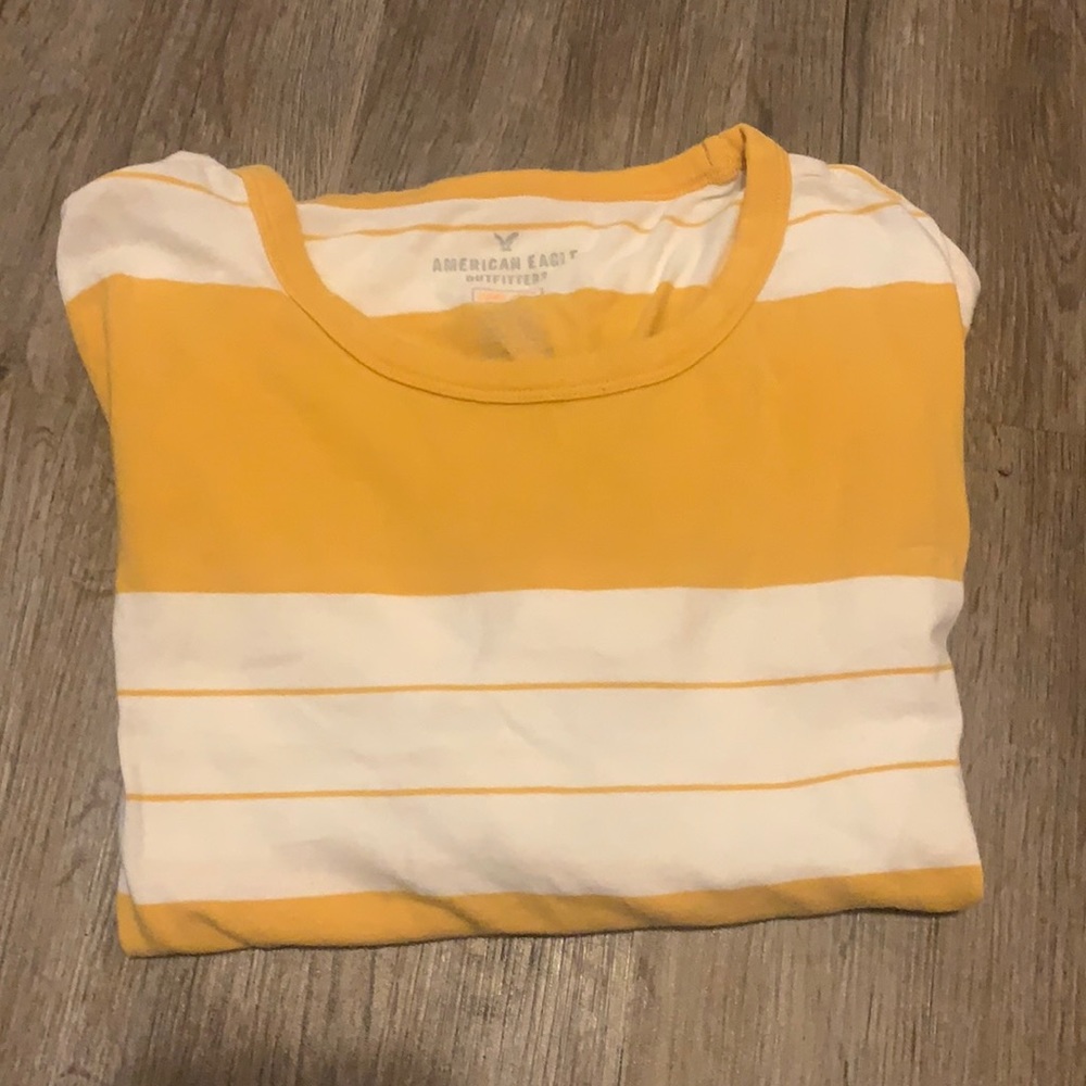 American Eagle Men’s Large Striped Core Flex Shirt